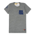 Retro NEW YORK WINE & FOOD 2025 CREW TEE SHIRT - HEATHER