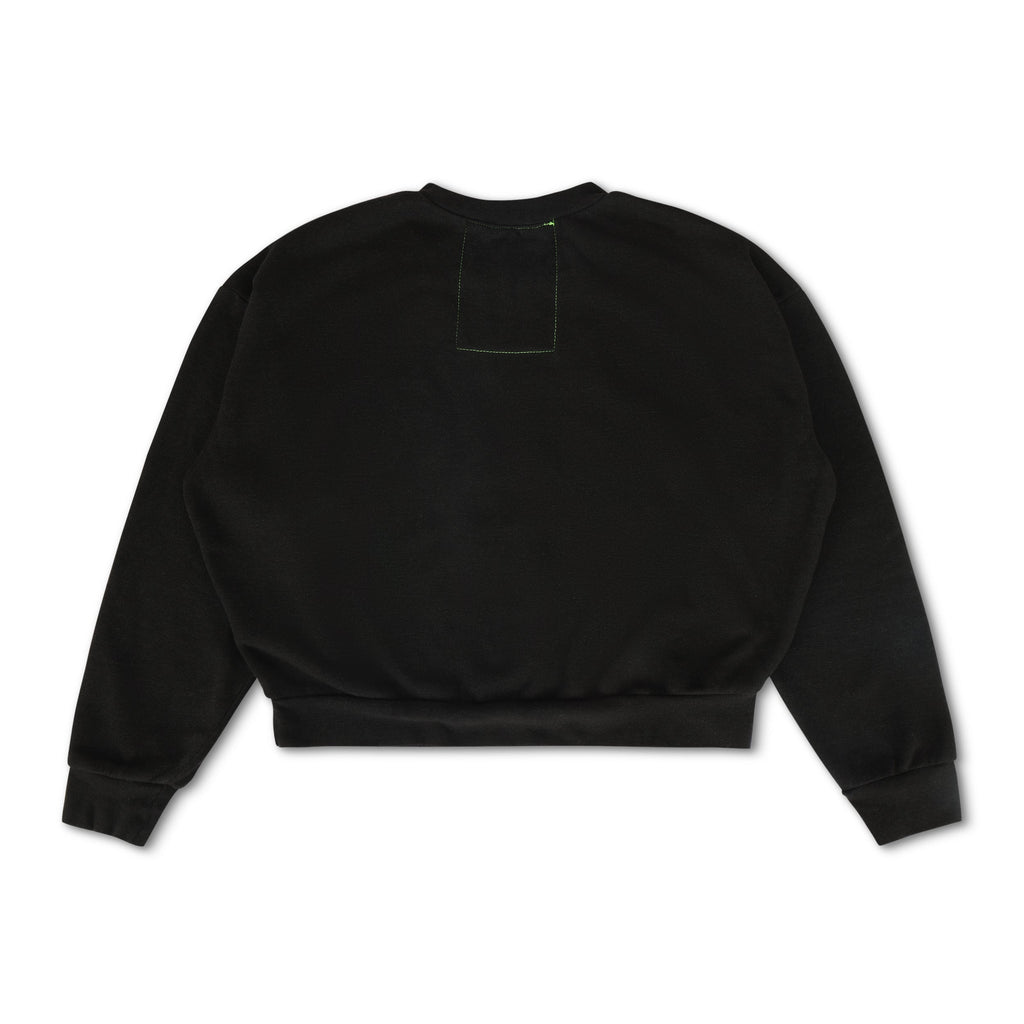 Retro UNIVERSITY OF ALABAMA RELAXED CREW SWEATSHIRT - BLACK
