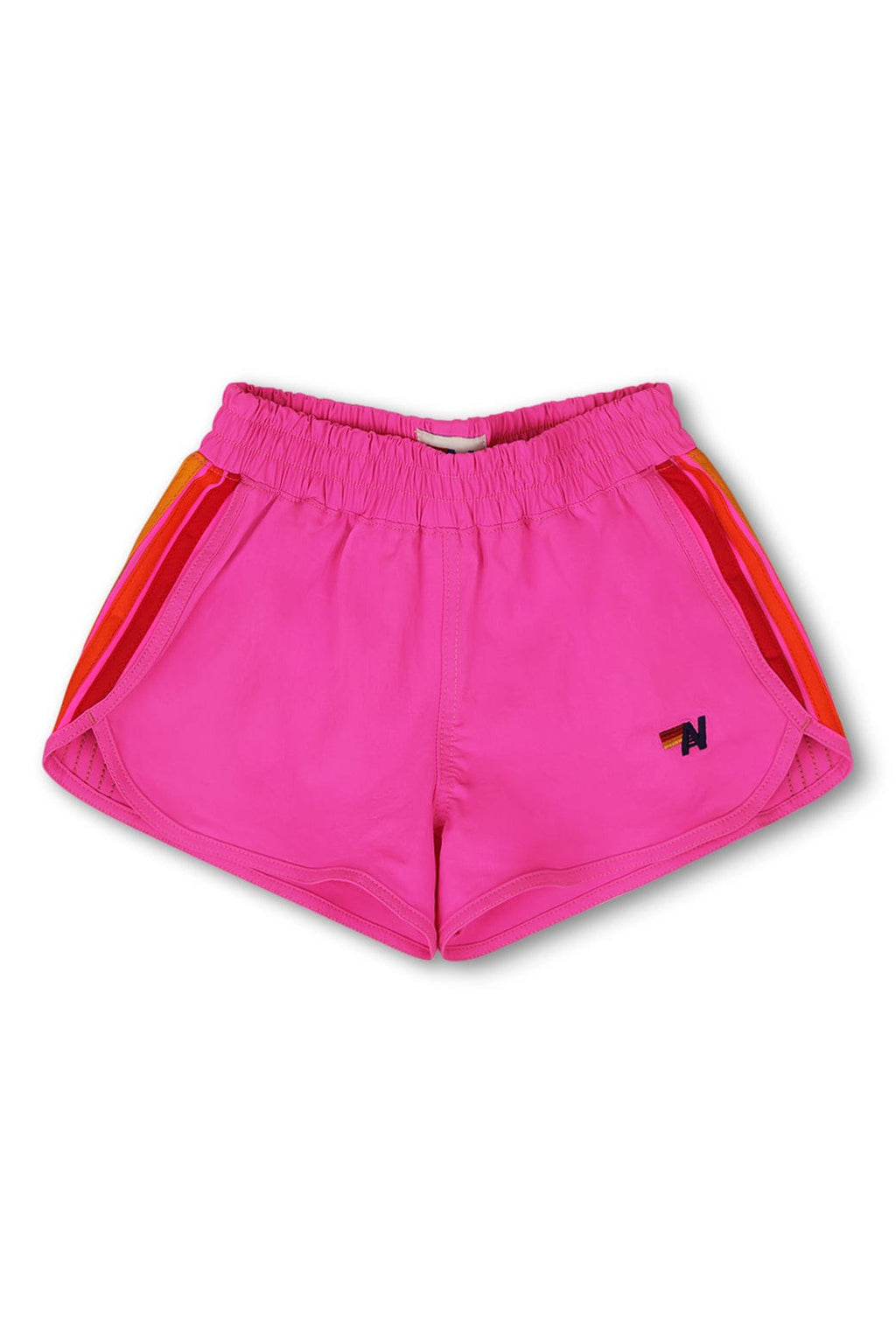 Retro 5 STRIPE KIDS FLEX JOGGER SHORT - NEON PINK