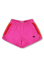 Retro 5 STRIPE KIDS FLEX JOGGER SHORT - NEON PINK