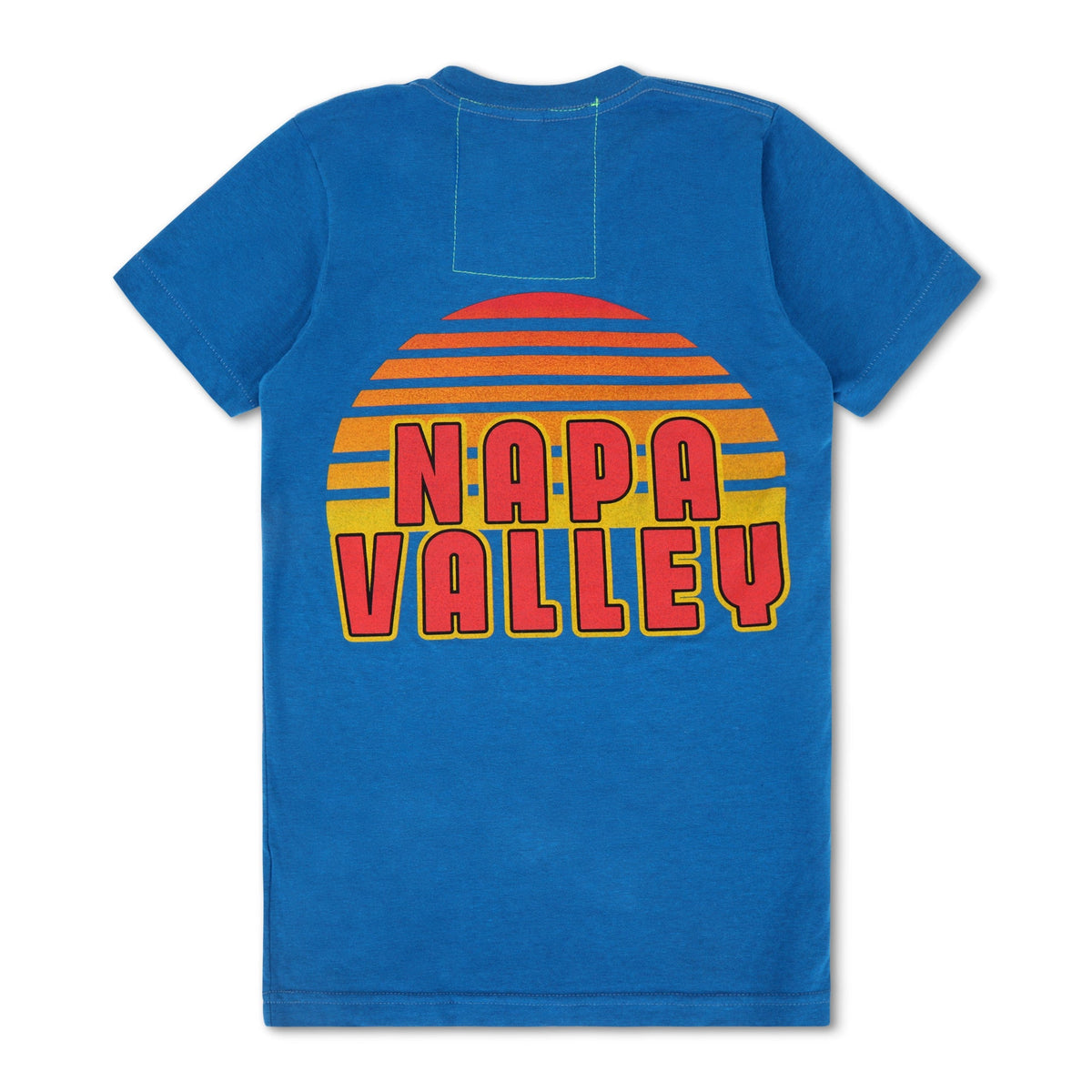 Retro PALM TREE FEST NAPA 2025 CREW TEE SHIRT - ADVENTURE BLUE