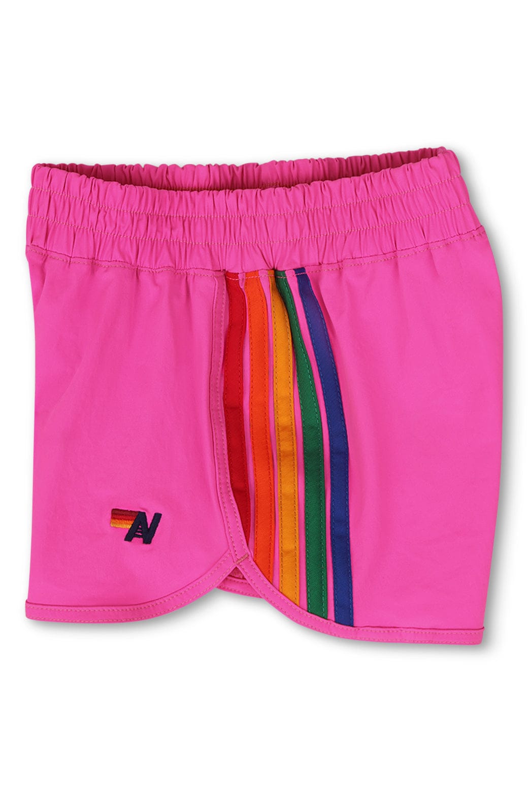 Retro 5 STRIPE KIDS FLEX JOGGER SHORT - NEON PINK