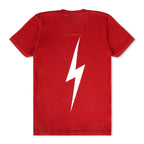 Retro UNIVERSITY OF ALABAMA BOLT CREW TEE SHIRT - CRIMSON