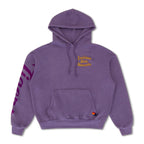 Retro LSU TIGER RELAXED PULLOVER HOODIE - GRAPE