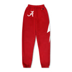 Retro UNIVERSITY OF ALABAMA BOLT SWEATPANTS - CRIMSON