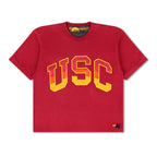 Retro UNIVERSITY OF SOUTHERN CALIFORNIA BOYFRIEND TEE - CARDINAL