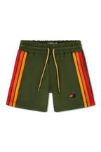 Retro AVIATOR NATION KIDS FLEX BOARD SHORTS - GARDEN GREEN