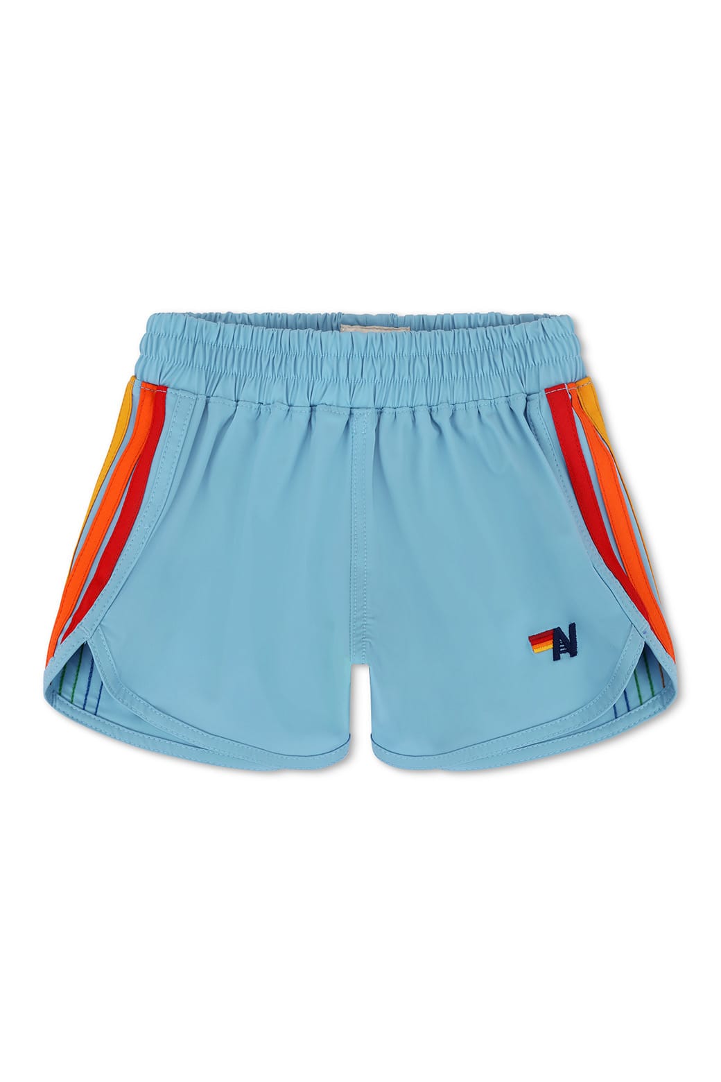 Retro KIDS 5 STRIPE FLEX JOGGER SHORT - SKY