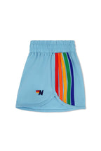 Retro KIDS 5 STRIPE FLEX JOGGER SHORT - SKY