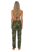 Retro UNISEX COTTON LUXE POPLIN RELAXED PANT - VINTAGE BLACK JUNGLE