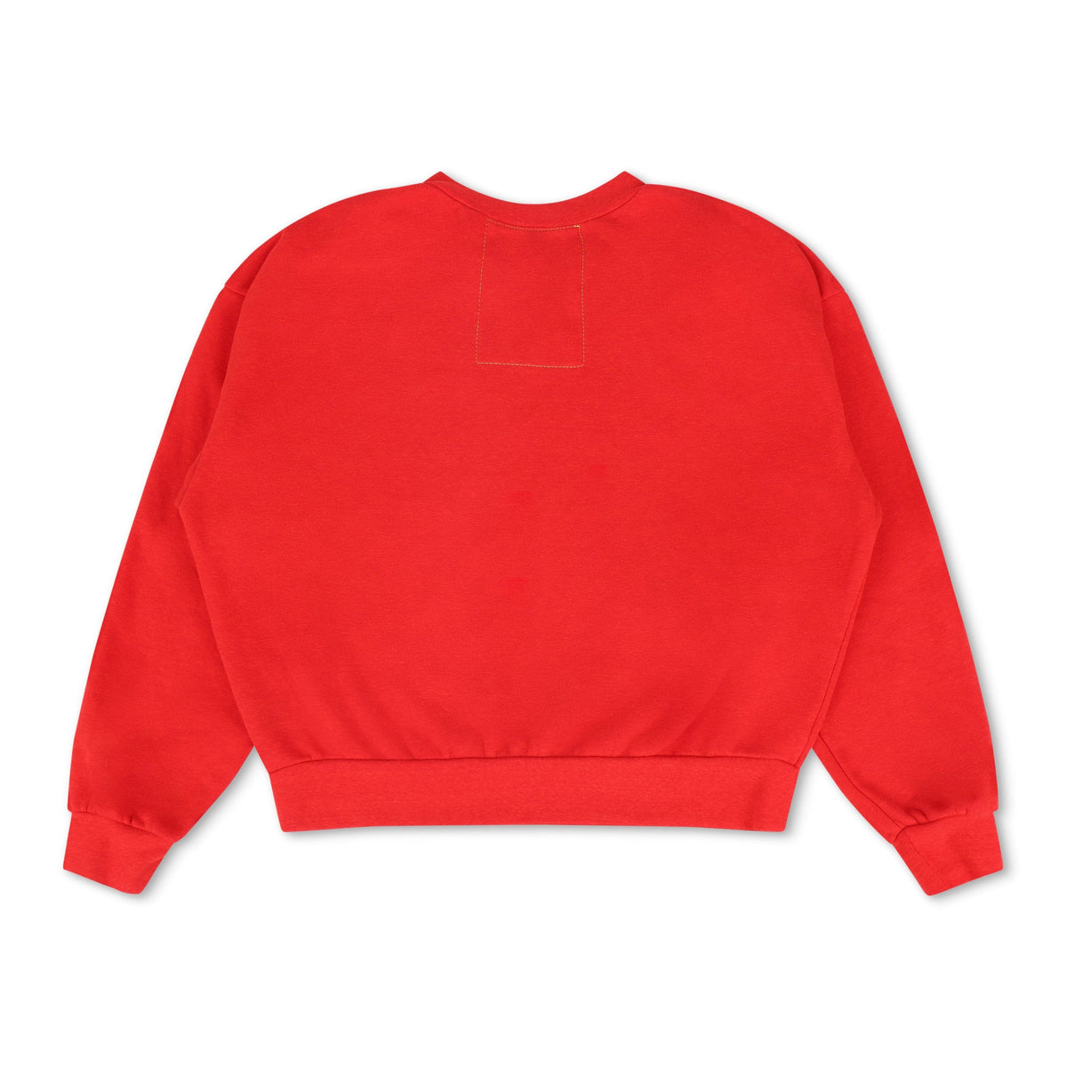 Retro NEW ENGLAND PATRIOTS HELMET RELAXED CREW SWEATSHIRT - FLASH RED