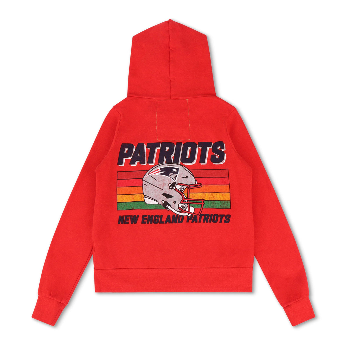 Retro NEW ENGLAND PATRIOTS HELMET ZIP HOODIE - FLASH RED