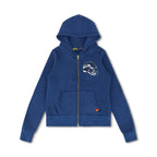 Retro SEATTLE SEAHAWKS HELMET ZIP HOODIE - ROYAL