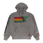 Retro SUPER BOWL 2026 RELAXED PULLOVER HOODIE - HEATHER GREY