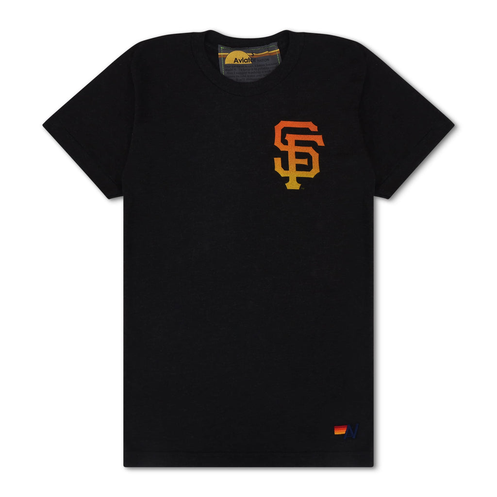 Retro SAN FRANCISCO GIANTS 2026 CREW TEE - BLACK
