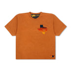 Retro UNIVERSITY OF TEXAS STATE LOGO BOYFRIEND TEE - BURNT ORANGE