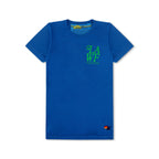 Retro LOS ANGELES WINE & FOOD 2025 CREW TEE SHIRT - ADVENTURE BLUE