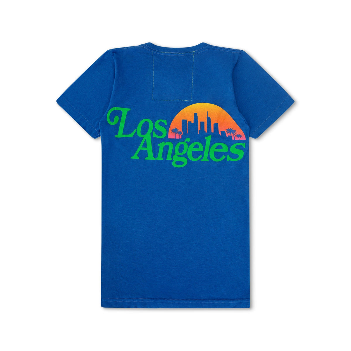 Retro LOS ANGELES WINE & FOOD 2025 CREW TEE SHIRT - ADVENTURE BLUE