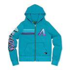 Retro ARIZONA DIAMONDBACKS 2026 ZIP HOODIE - TEAL