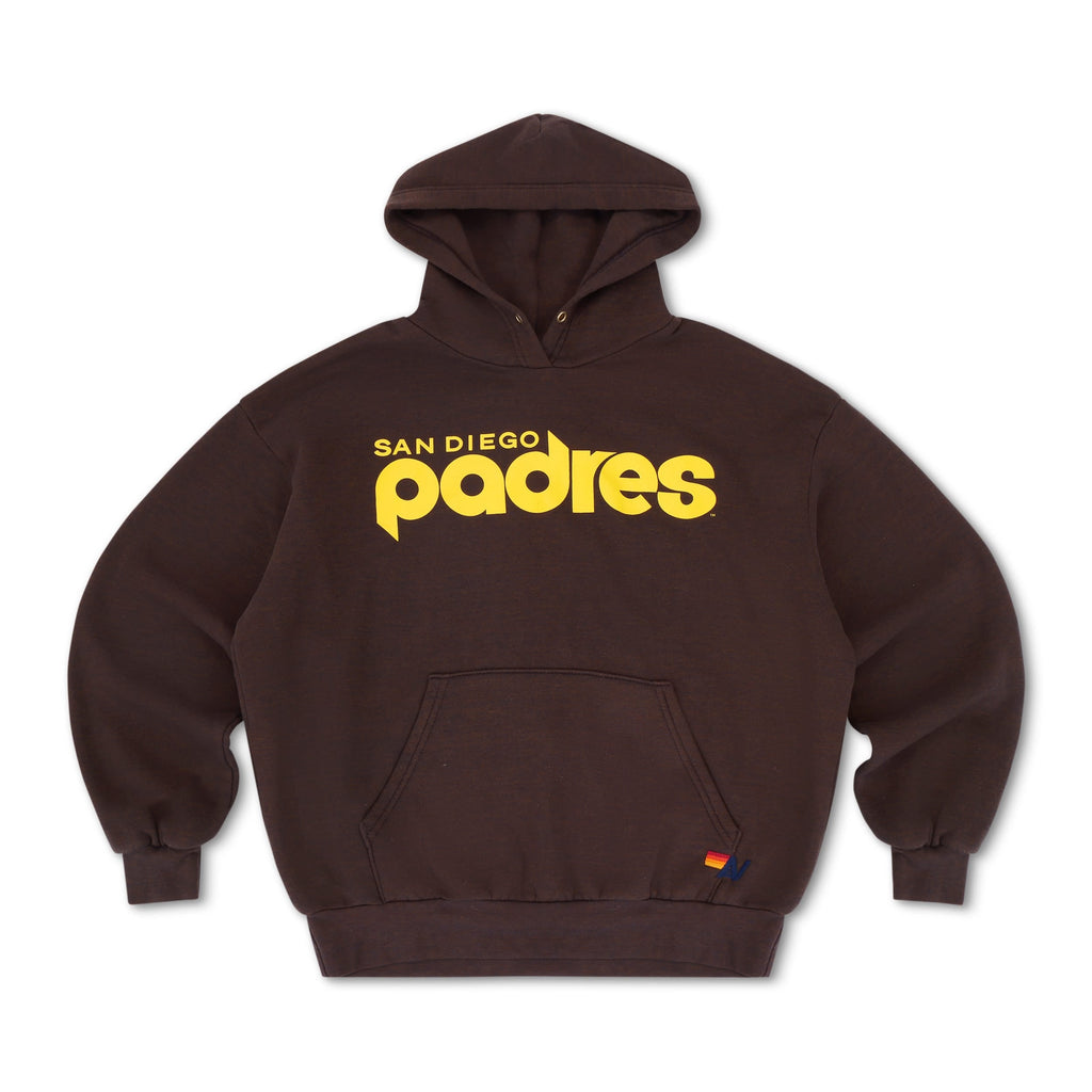 Retro SAN DIEGO PADRES 2026 RELAXED PULLOVER HOODIE - BROWN