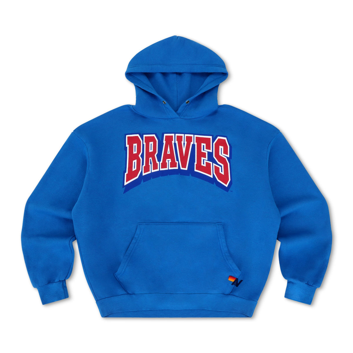 Retro ATLANTA BRAVES 2026 RELAXED PULLOVER HOODIE - ADVENTURE BLUE