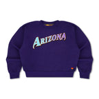 Retro ARIZONA DIAMONDBACKS 2026 RELAXED CREW SWEATSHIRT - DEEP PURPLE