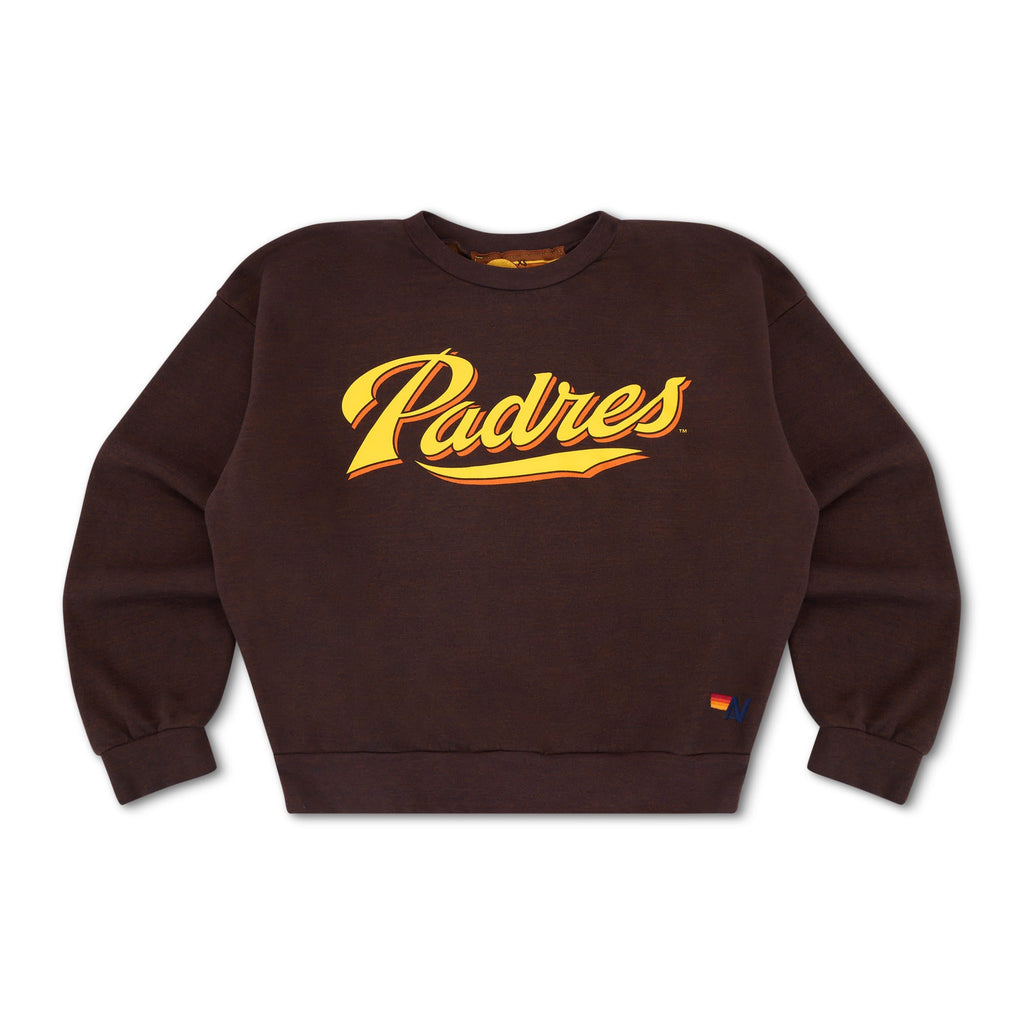 Retro SAN DIEGO PADRES 2026 RELAXED CREW SWEATSHIRT - BROWN