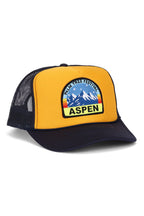 Retro PALM TREE FESTIVAL ASPEN 2026 VINTAGE LOW RISE TRUCKER - NAVY GOLD