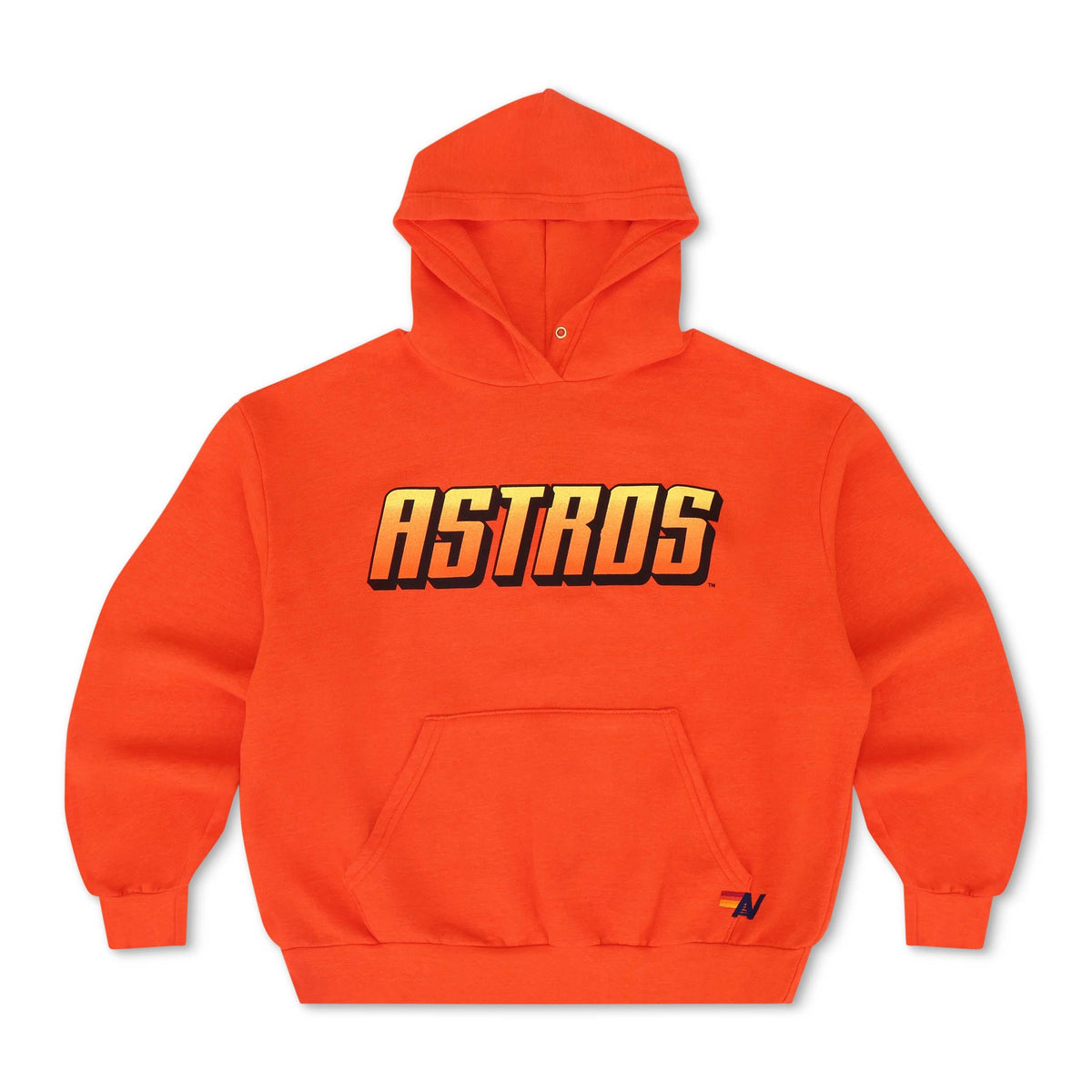 Retro HOUSTON ASTROS 2026 RELAXED PULLOVER HOODIE - ORANGE