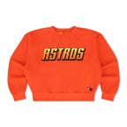 Retro HOUSTON ASTROS 2026 RELAXED CREW SWEATSHIRT - ORANGE