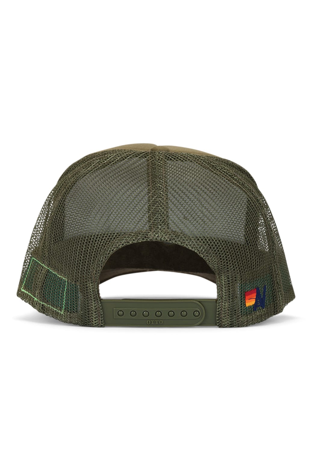 Retro PALM TREE FESTIVAL ASPEN 2026 VINTAGE LOW RISE TRUCKER - OLIVE