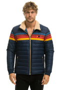 Retro 4 STRIPE JACKET - NAVY