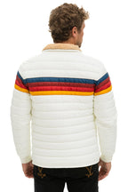 Retro 4 STRIPE JACKET - WHITE