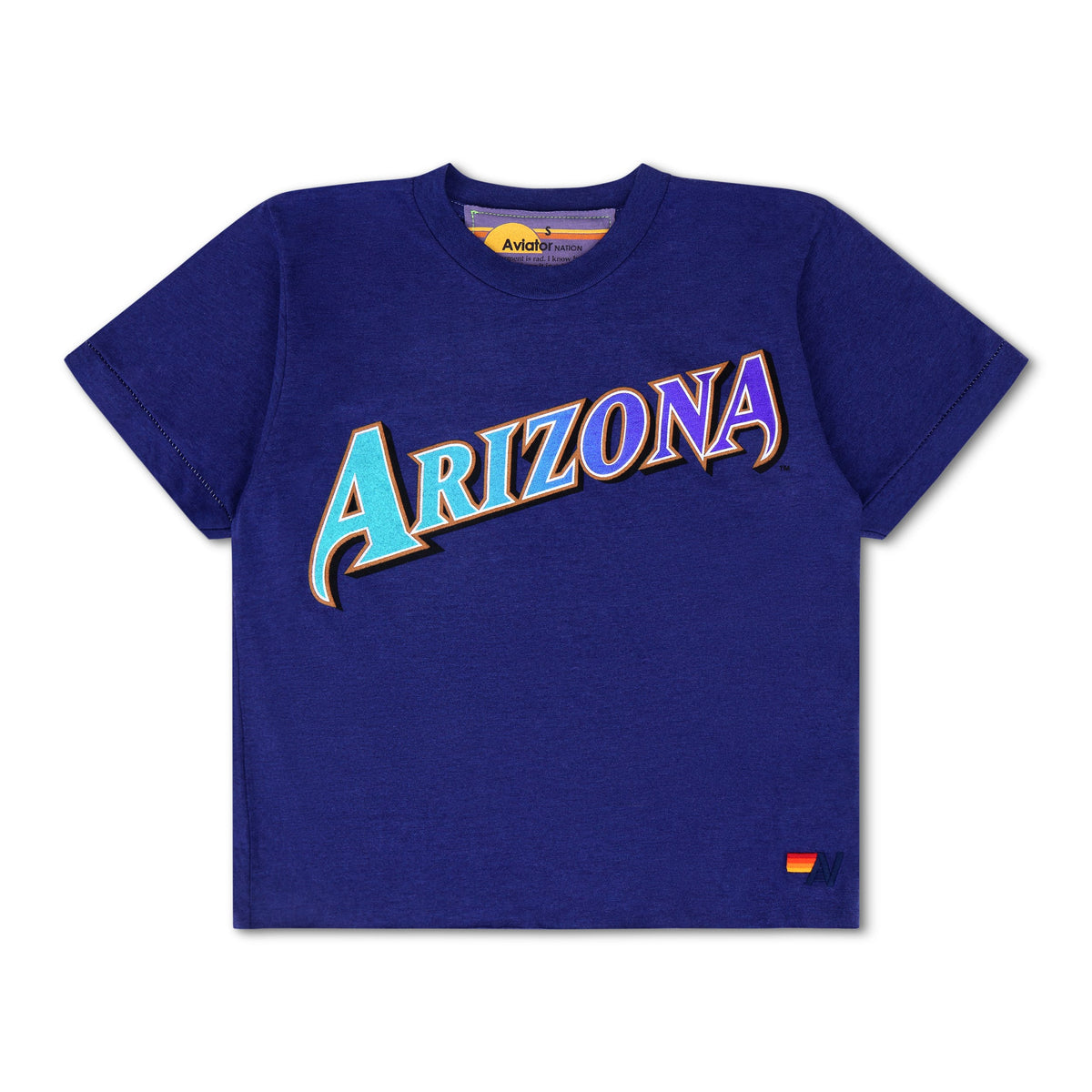 Retro ARIZONA DIAMONDBACKS 2026 BOYFRIEND TEE - DEEP PURPLE