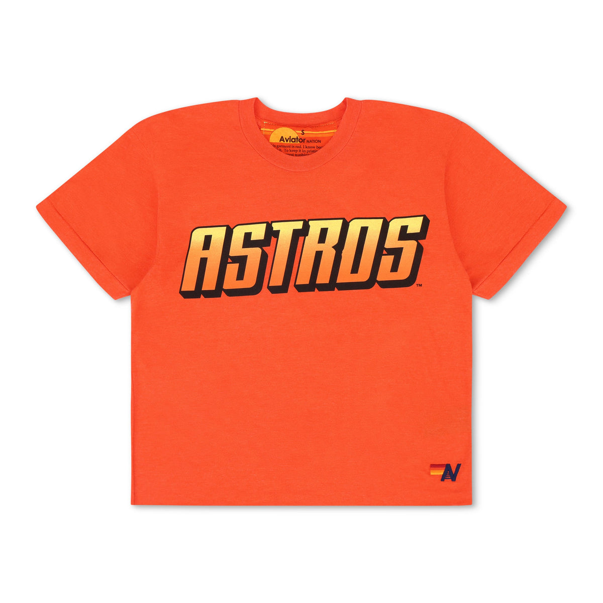 Retro HOUSTON ASTROS 2026 BOYFRIEND TEE - ORANGE