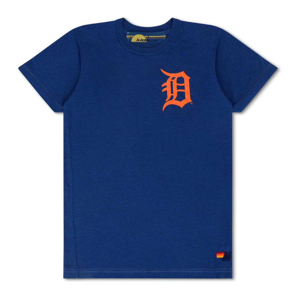 Retro DETROIT TIGERS 2026 CREW TEE - ROYAL