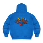 Retro BOTTLEROCK 2026 RELAXED PULLOVER HOODIE - ADVENTURE BLUE