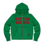 Retro BOSTON RED SOX 2026 ZIP HOODIE - KELLY GREEN