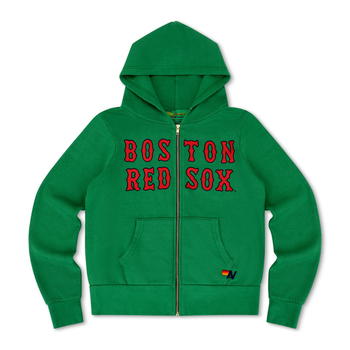 Retro BOSTON RED SOX 2026 ZIP HOODIE - KELLY GREEN