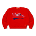 Retro PHILADELPHIA PHILLIES 2026 RELAXED CREW SWEATSHIRT - RED