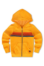Retro KIDS 5 STRIPE HOODIE - GOLD