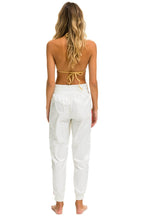 Retro 5 STRIPE HI RISE WIND PANT - VINTAGE WHITE