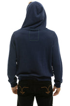 Retro 5 STRIPE HOODIE - NAVY