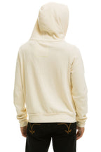 Retro 5 STRIPE HOODIE - VINTAGE WHITE