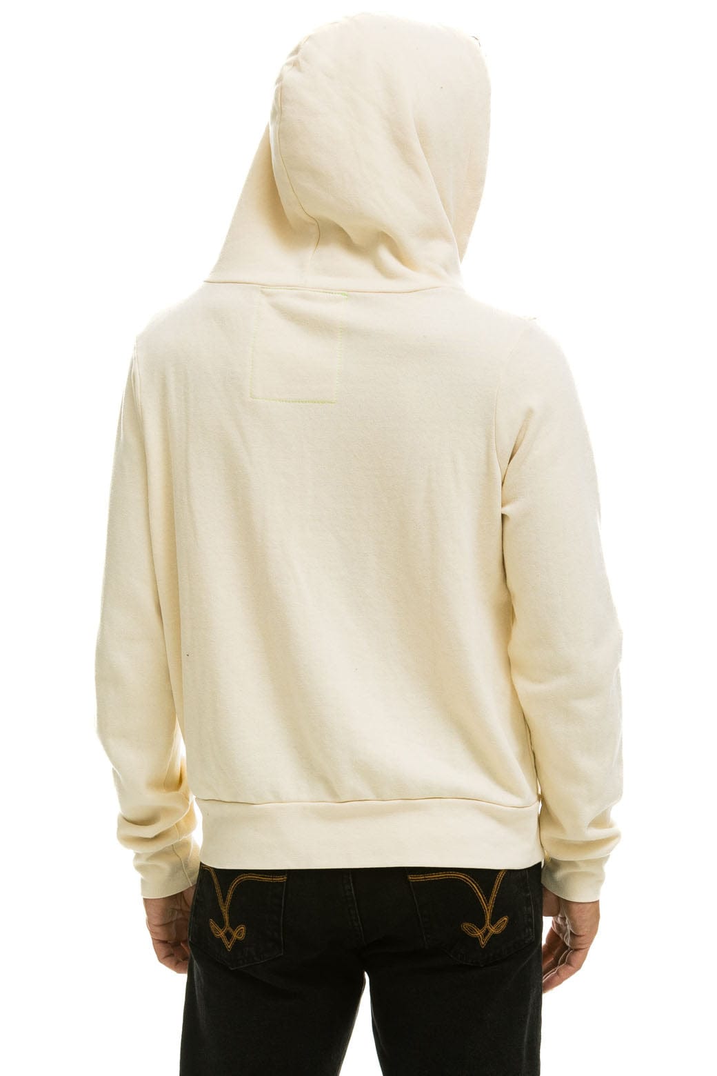 Retro 5 STRIPE HOODIE - VINTAGE WHITE