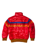 Retro 5 STRIPE KIDS TRAVELER JACKET - CHERRY GLOSSY