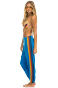 Retro 5 STRIPE SWEATPANTS - OCEAN