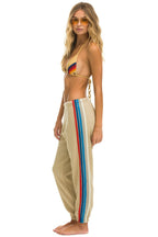 Retro 5 STRIPE SWEATPANTS - SAND USA