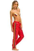 Retro 5 STRIPE WIND PANT - CHERRY GLOSSY