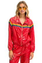 Retro 5 STRIPE - WINDBREAKER CHERRY GLOSSY